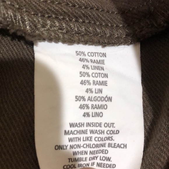 O’Neill Utility Jacket Size Small Olive Green Cotton Ramie Linen Blend - Picture 7 of 10